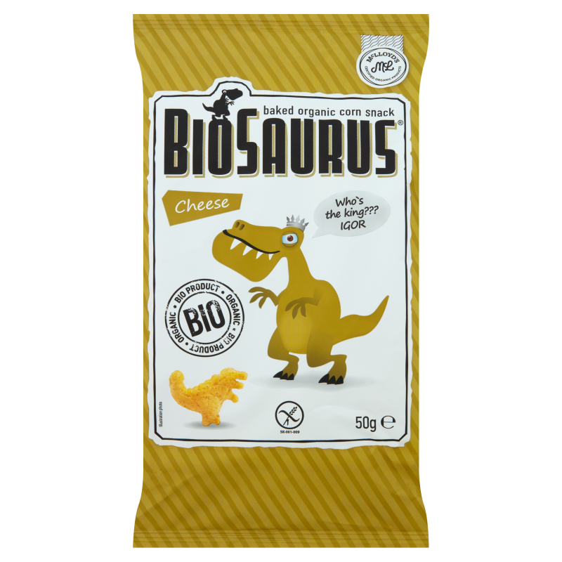 Biosaurus Kukoricás snack, sajtos 