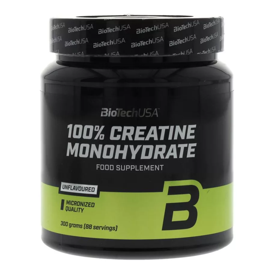 BioTechUSA 100% Micronized Creatine Monohydrate - 300 g