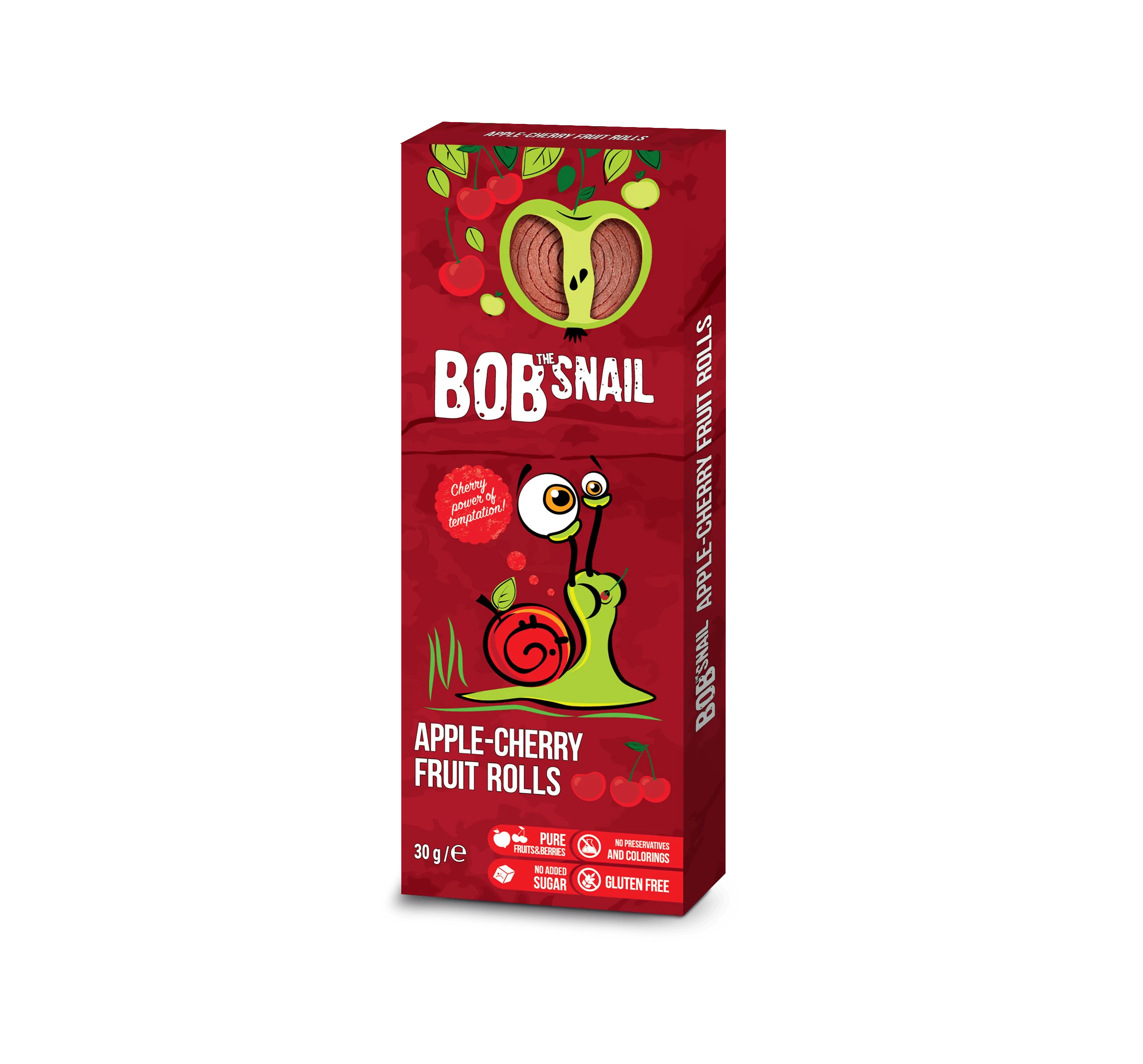 Bob Snail Alma-meggy gyümölcstekercs 30 g