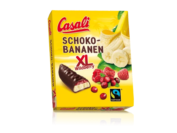 Casali Casali csokoládés banán XL Wildberry (gluténmentes) 140 g