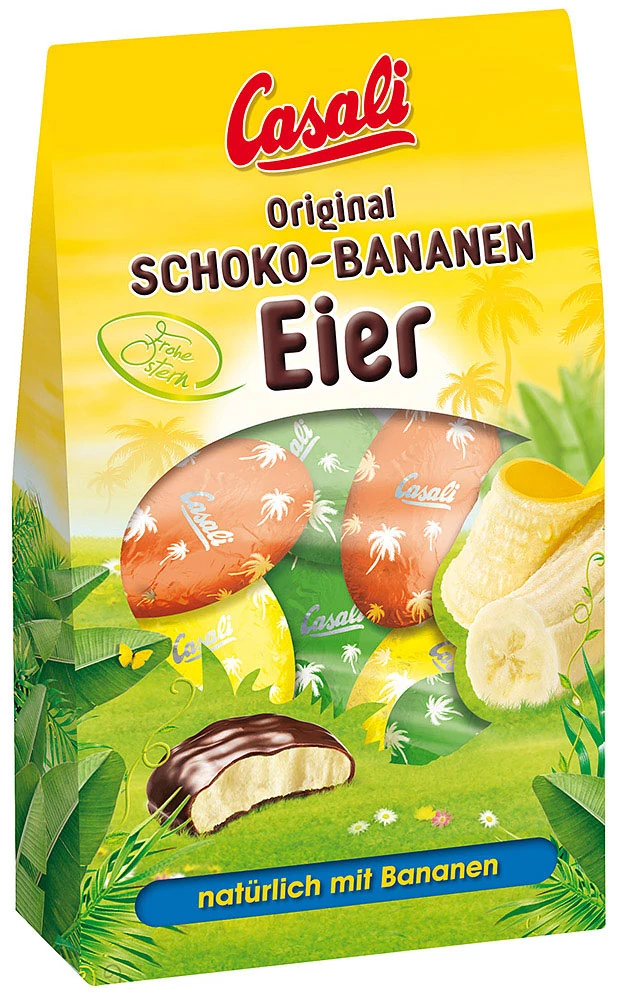Casali Csoki banán húsvéti tojások (gluténmentes) 180 g 