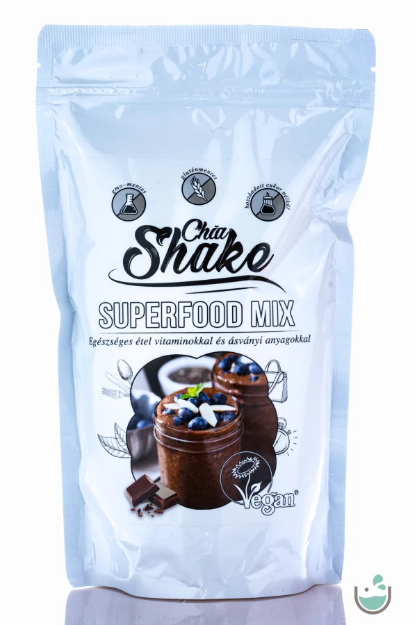 ChiaShake csokoládés superfood mix 500 g – gluténmentes, vegán