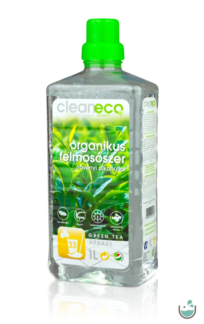 Cleaneco organikus felmosószer – green tea herbal illatú 1000 ml