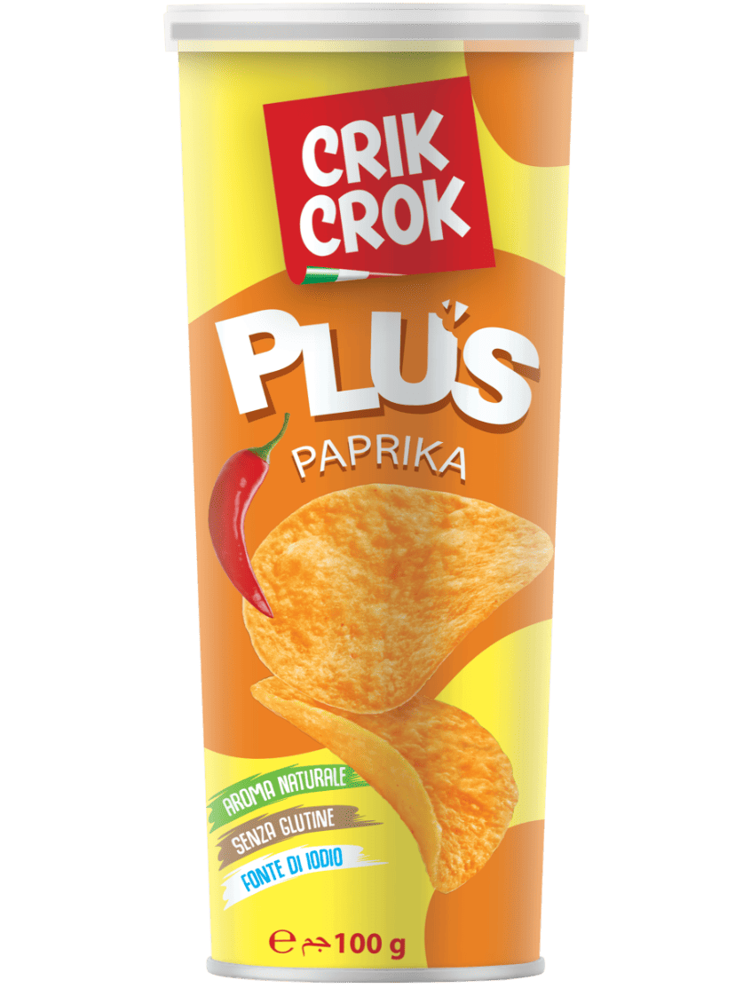 Crik Crok Gluténmentes Paprikás chips (nem csípős) 100 g