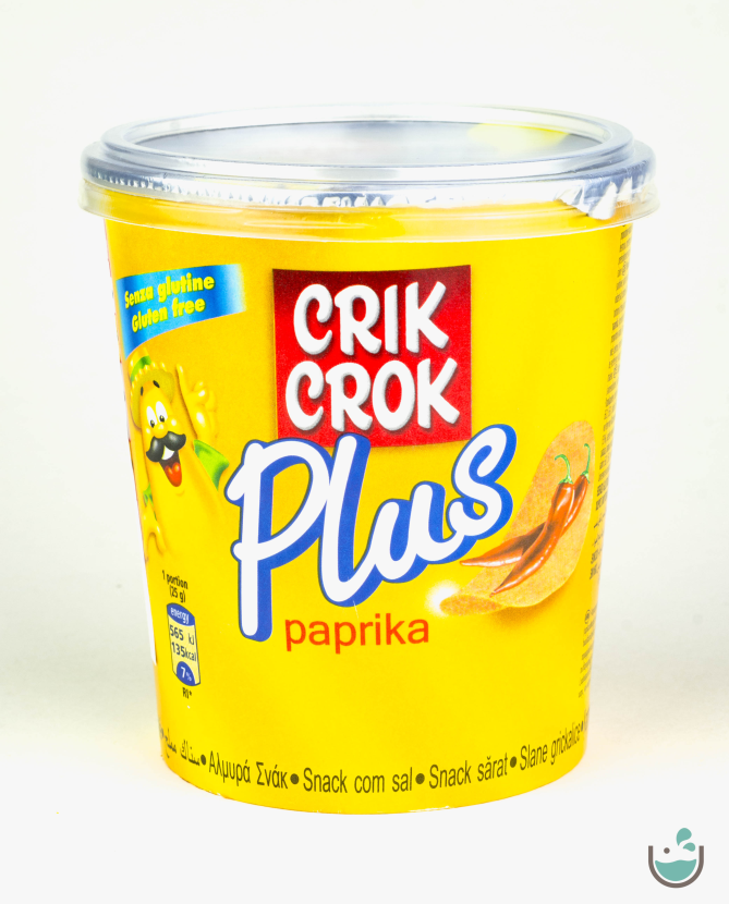 Crik Crok gluténmentes paprikás chips (nem csípős) 40 g