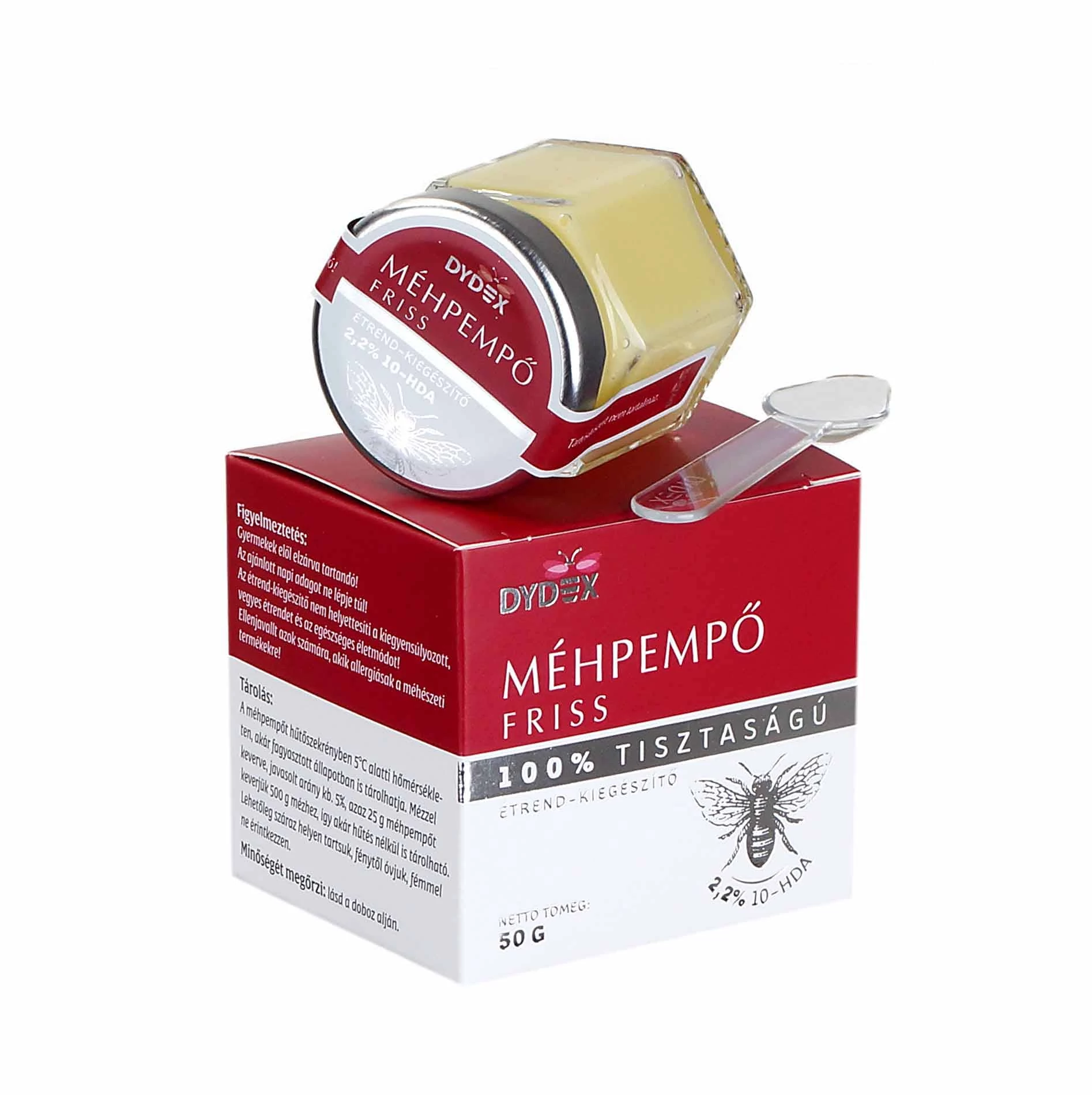 Dydex 100% tisztaságú friss méhpempő 50 g
