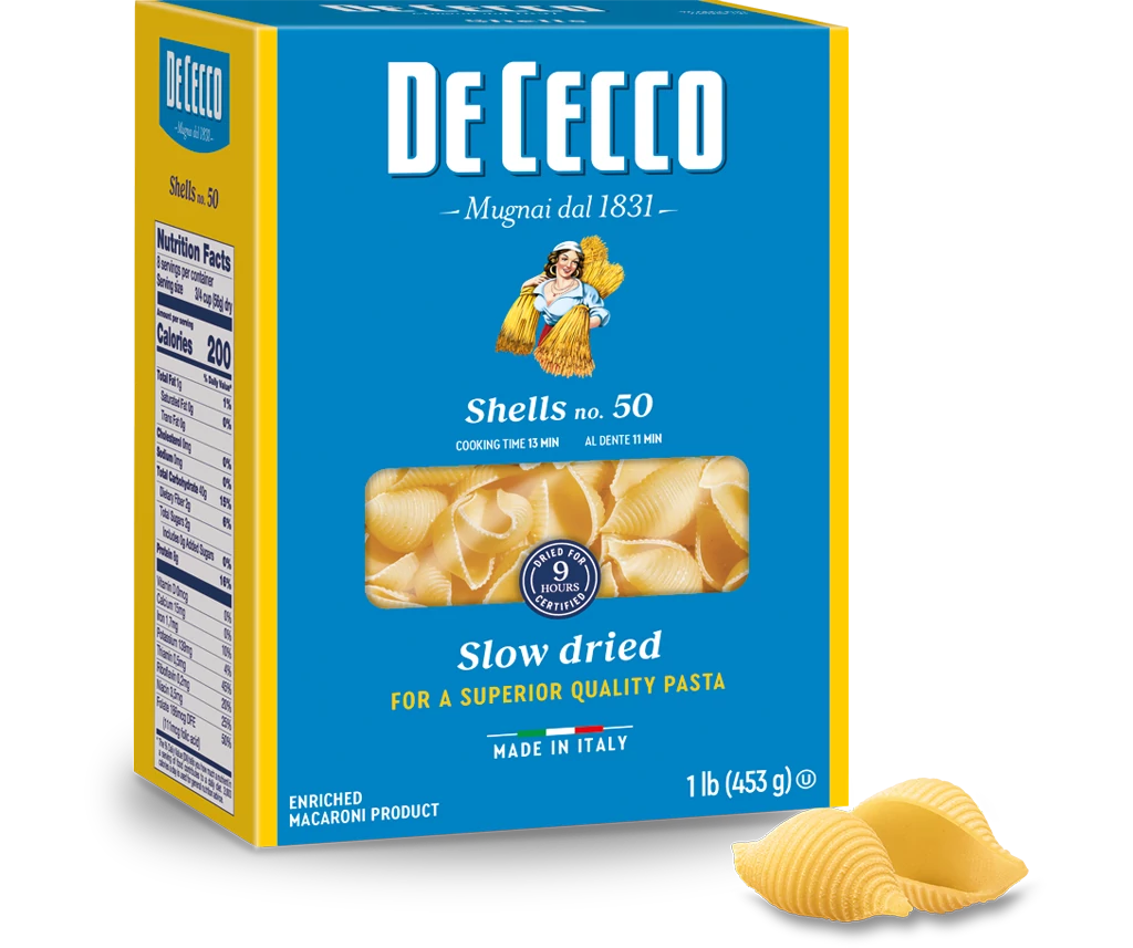 De Cecco Conchiglie Rigate (Kagyló) N50 500 g