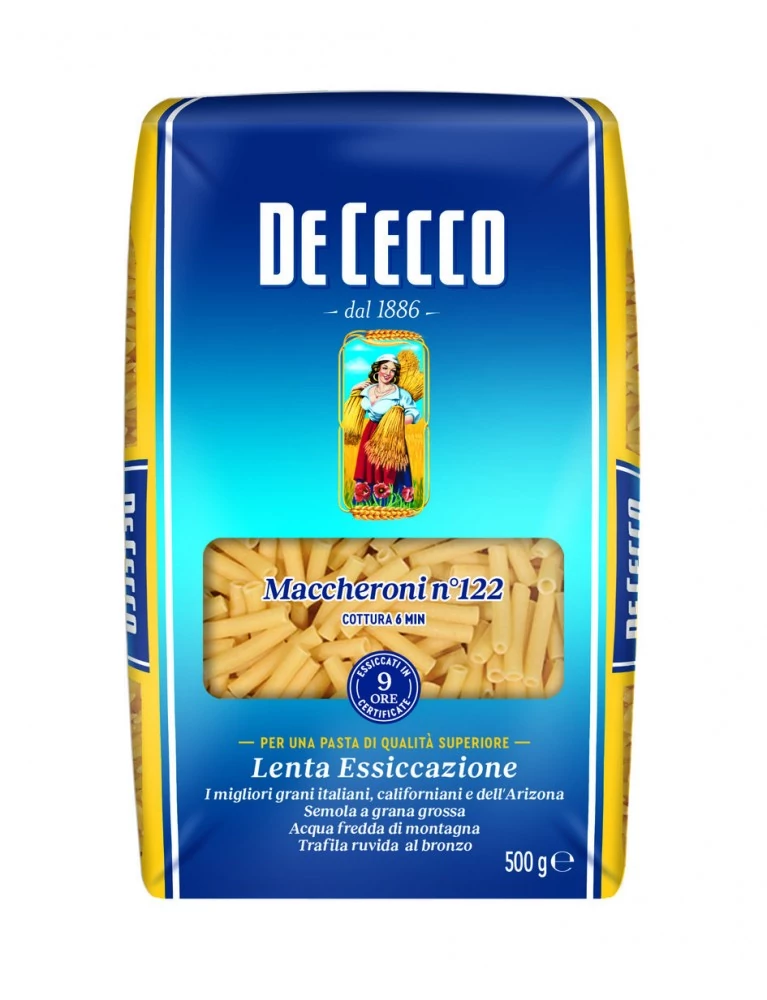 De Cecco. Maccheroni N122 500 g