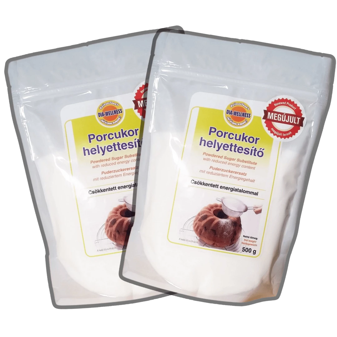 Dia-Wellness Porcukor helyettesítő DUO 2X500 g