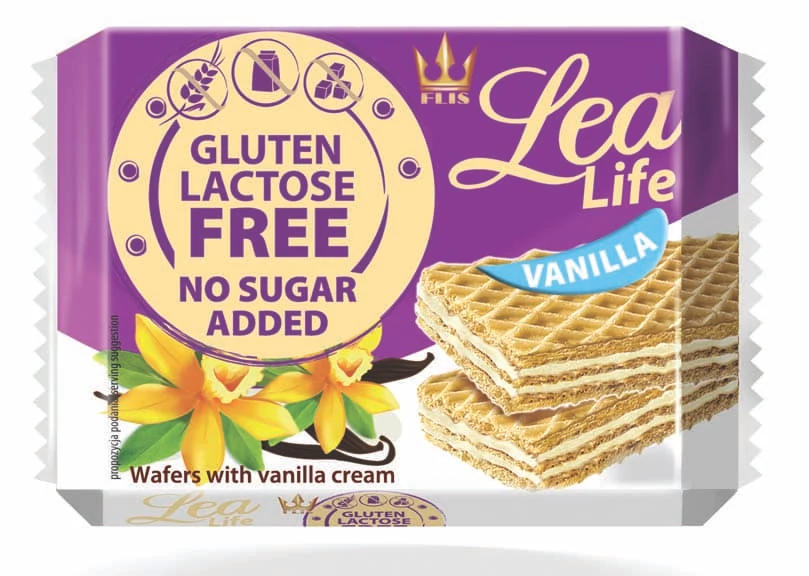 Lea Life – Vaníliás hozzáadott cukor, glutén, laktóz nélkül 95 g
