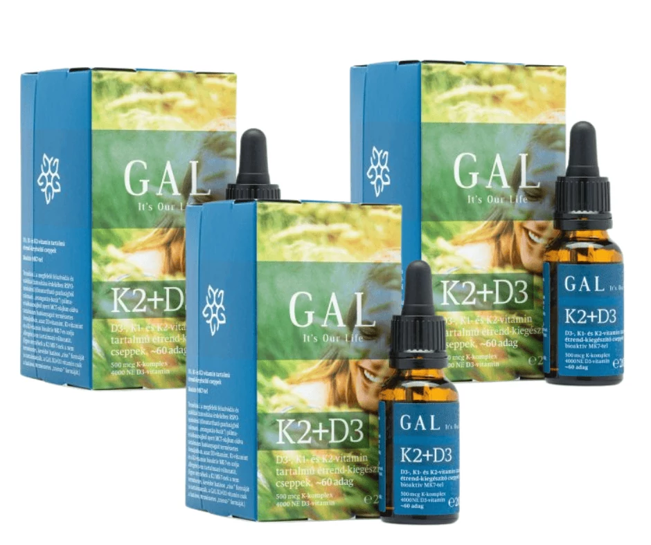 GAL K-komplex + D3 TRIO (K2+D3 vitamin)