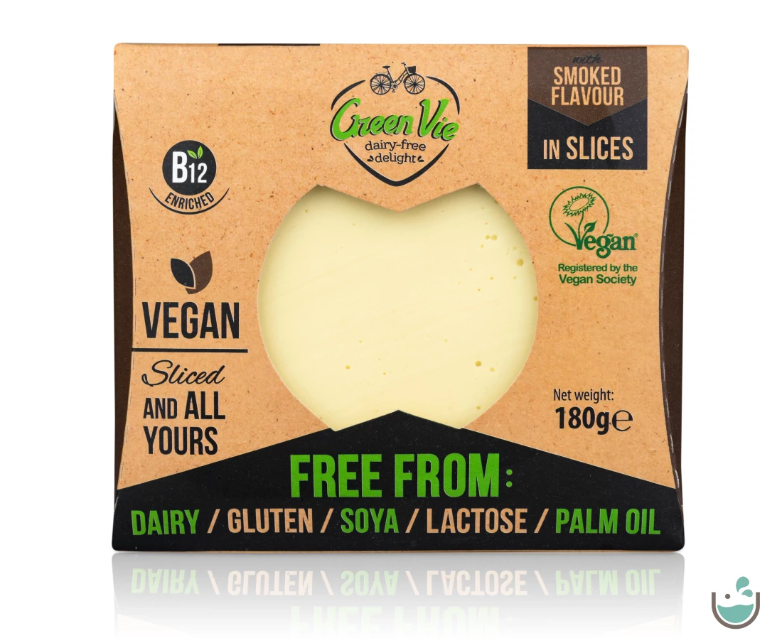Green Vie Füstölt Gouda ízesítésű szeletelt 180 g