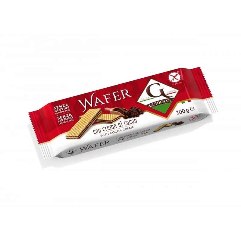Guidolce Wafer kakaós ostya glutén és laktózmentes 100 g