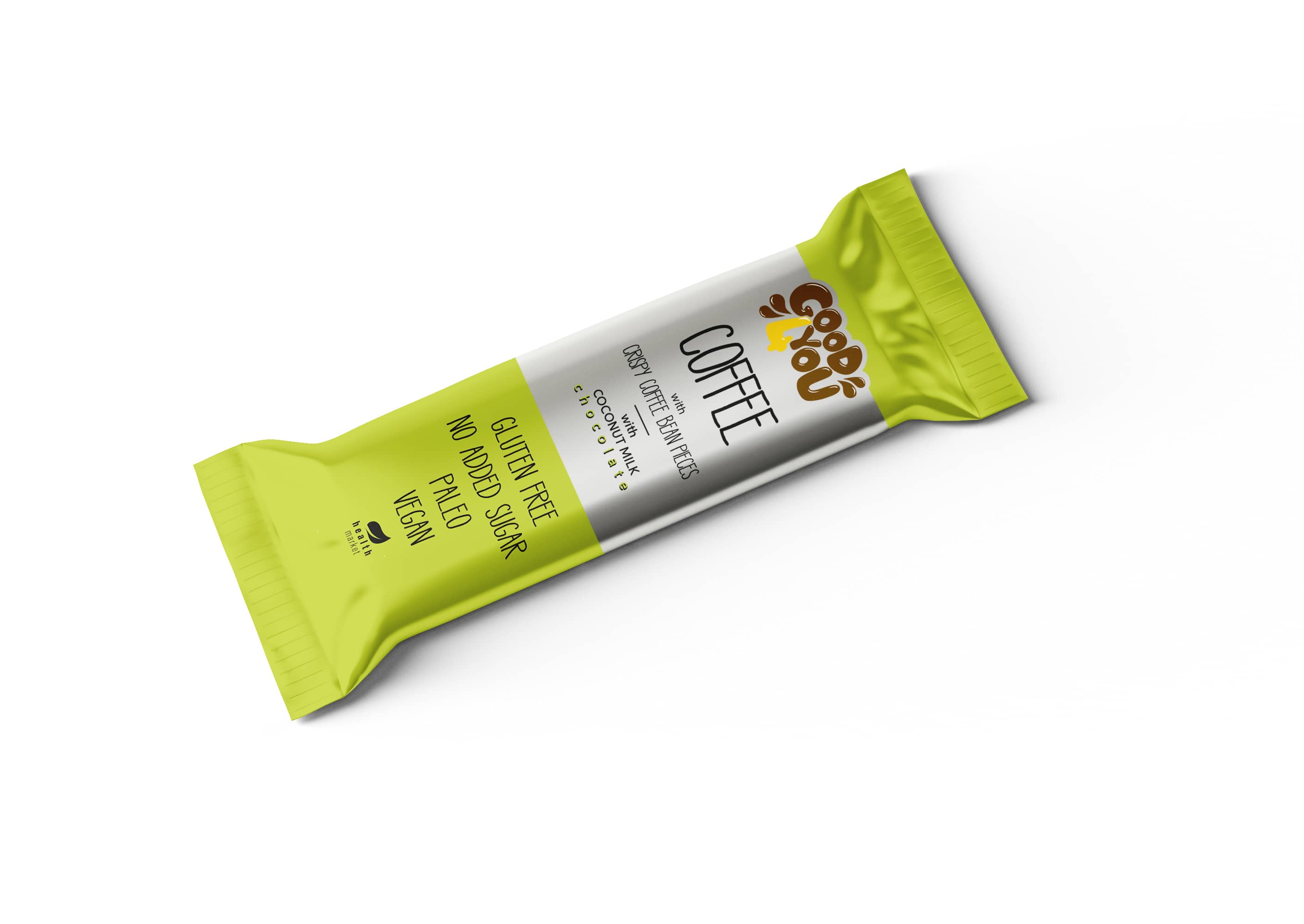 Health Market Good4You Kávés szelet (gluténmentes, vegán) 25 g 