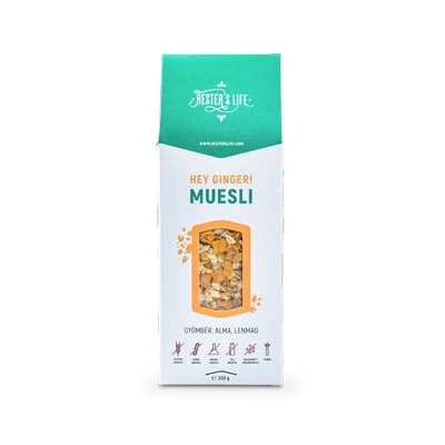 Hester’s Life Hey ginger! Muesli - Gyömbéres-almás müzli 300 g