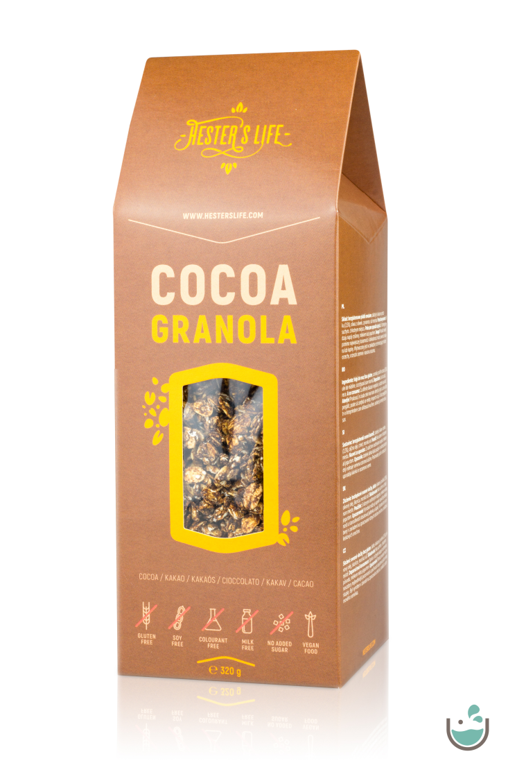 Hester’s life cocoa granola – kakaós granola 320 g
