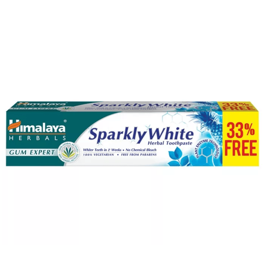 Himalaya Sparkly White fogfehérítő gyógynövényes fogkrém 75+25ml