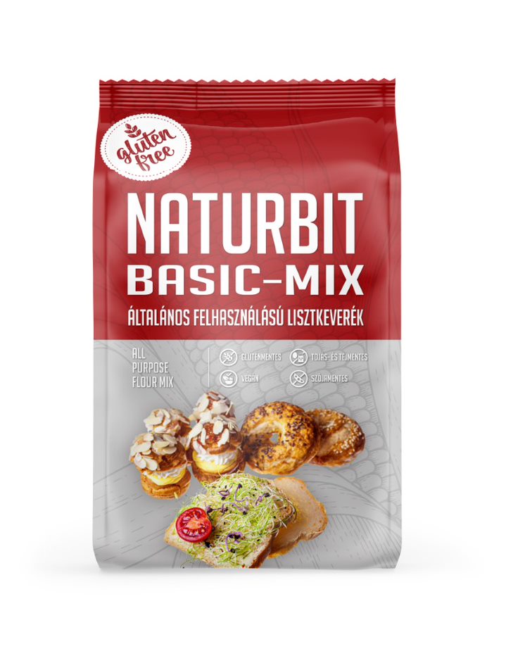 NATURBIT Basic-mix gluténmentes lisztkeverék 750 g