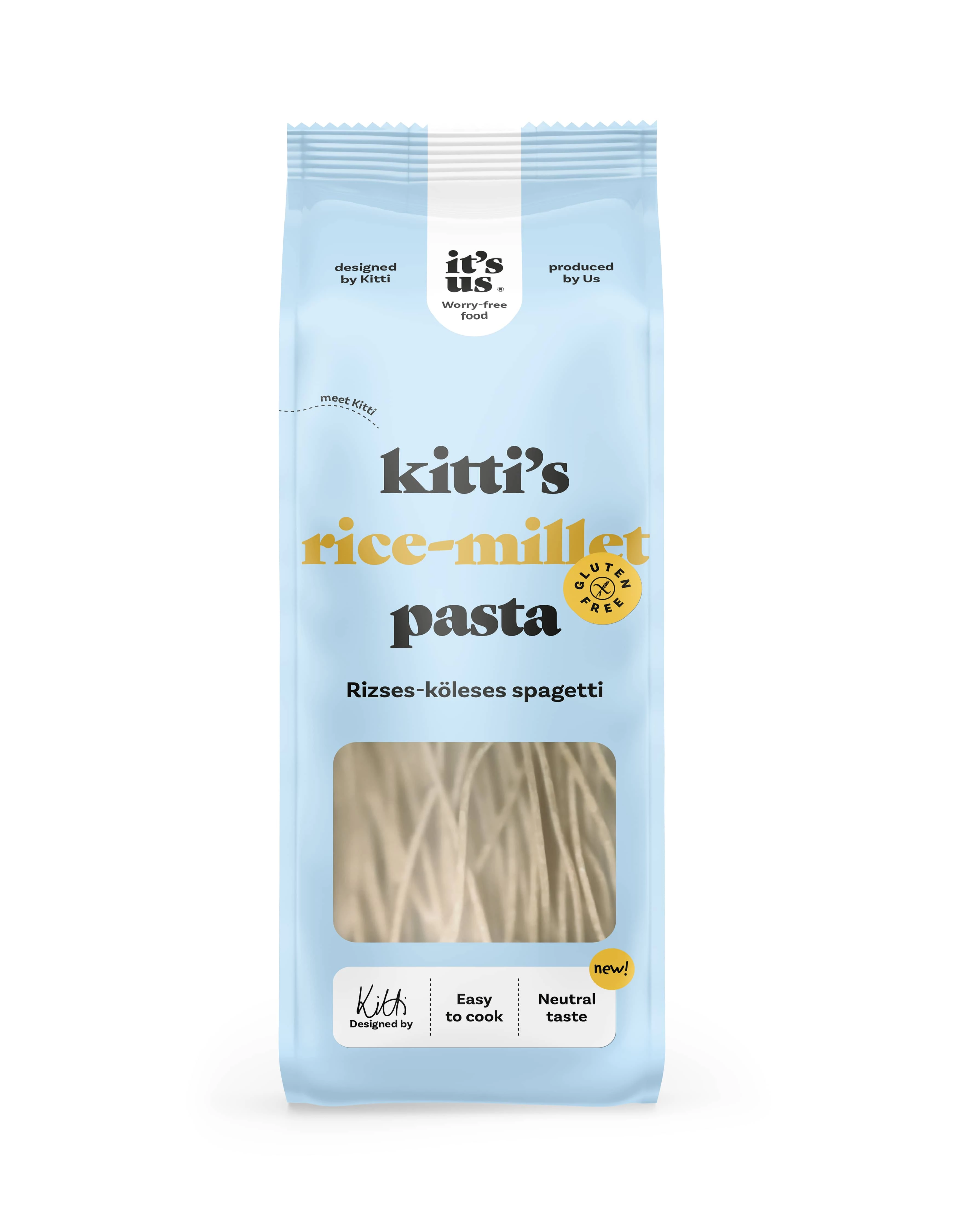 It's us Kitti's Rizses-köleses száraztészta spagetti 200 g