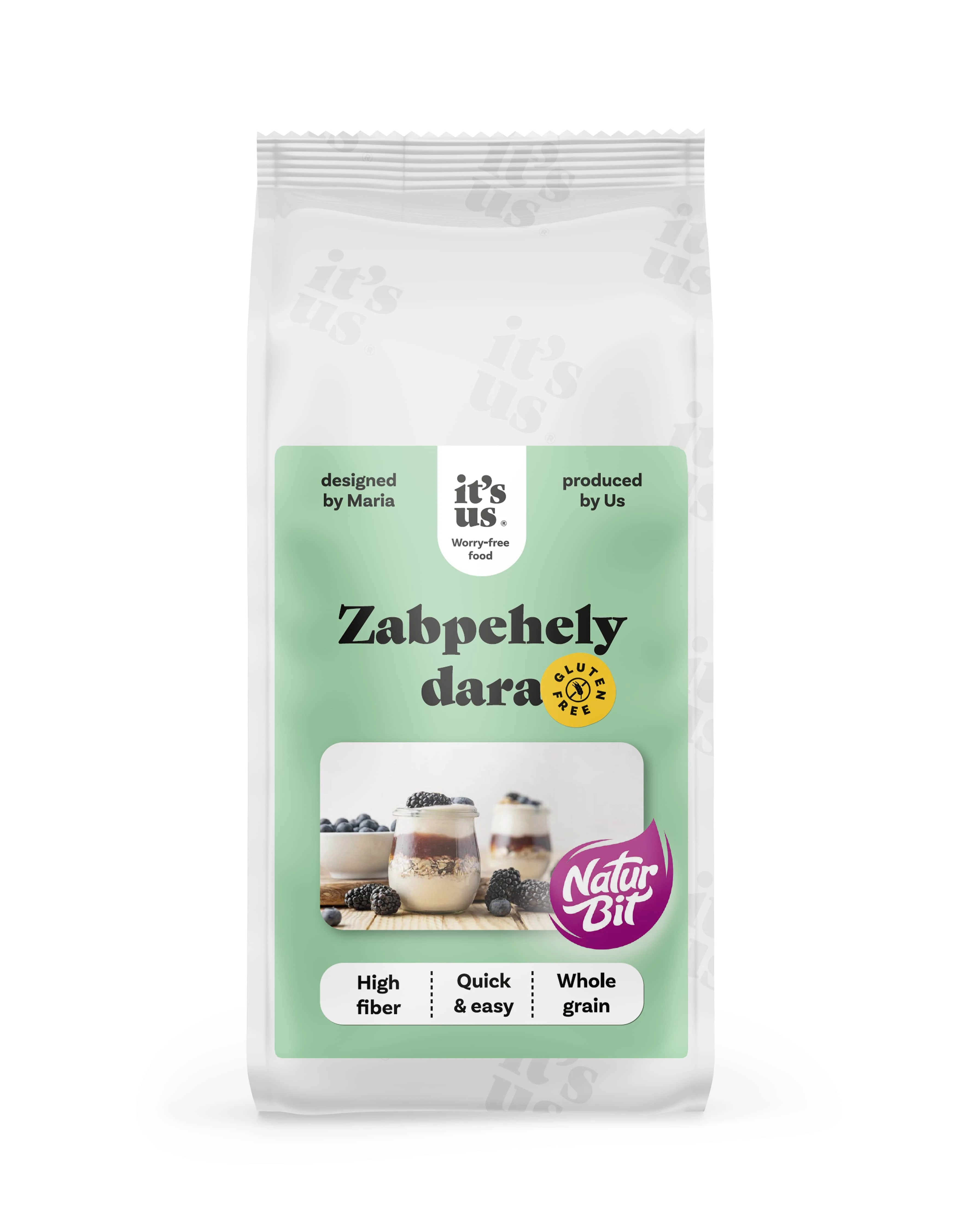 It's us NATURBIT Zabpehely dara gluténmentes 500 g