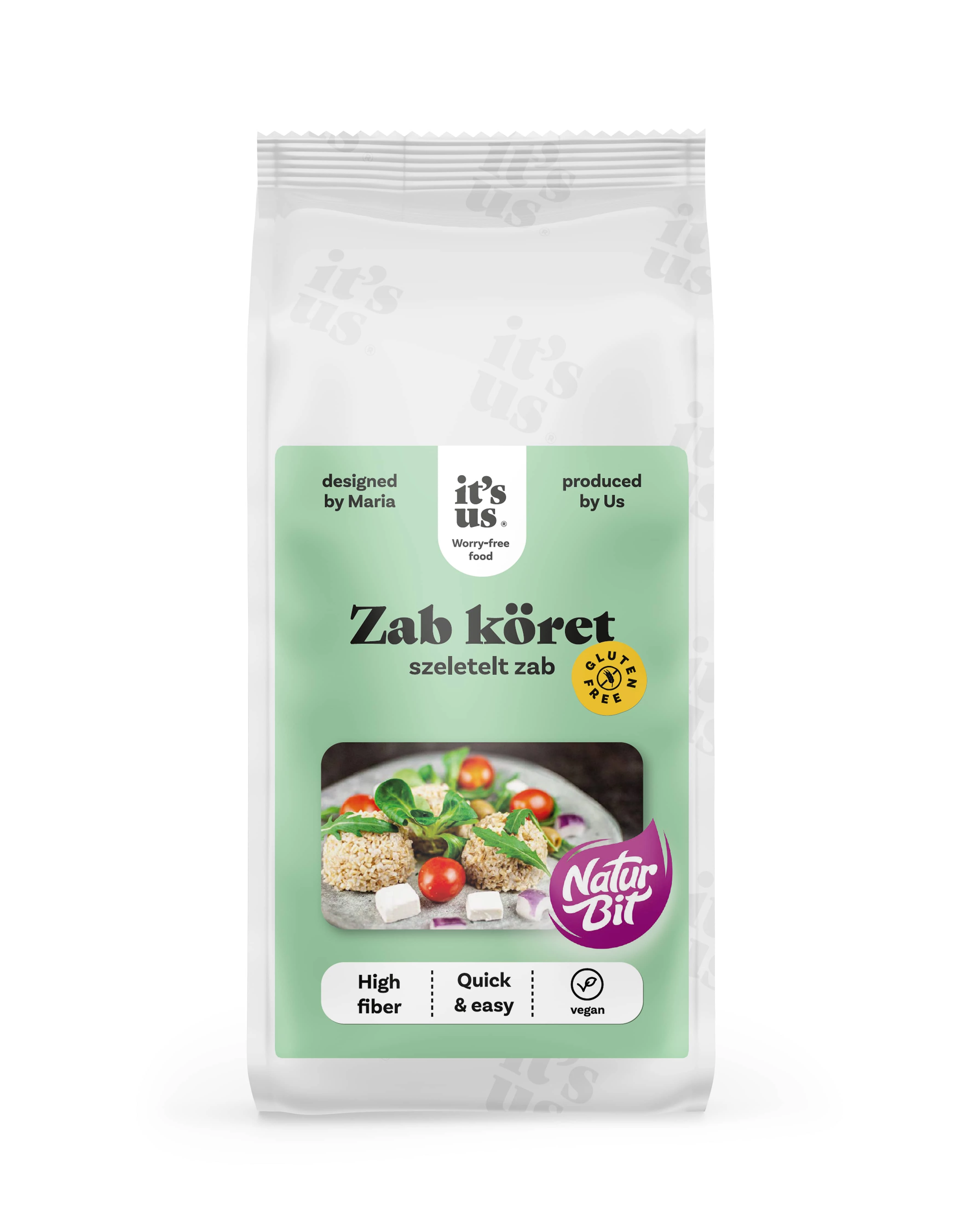 it's us NATURBIT Zab köret (szeletelt zab) gluténmentes 500 g