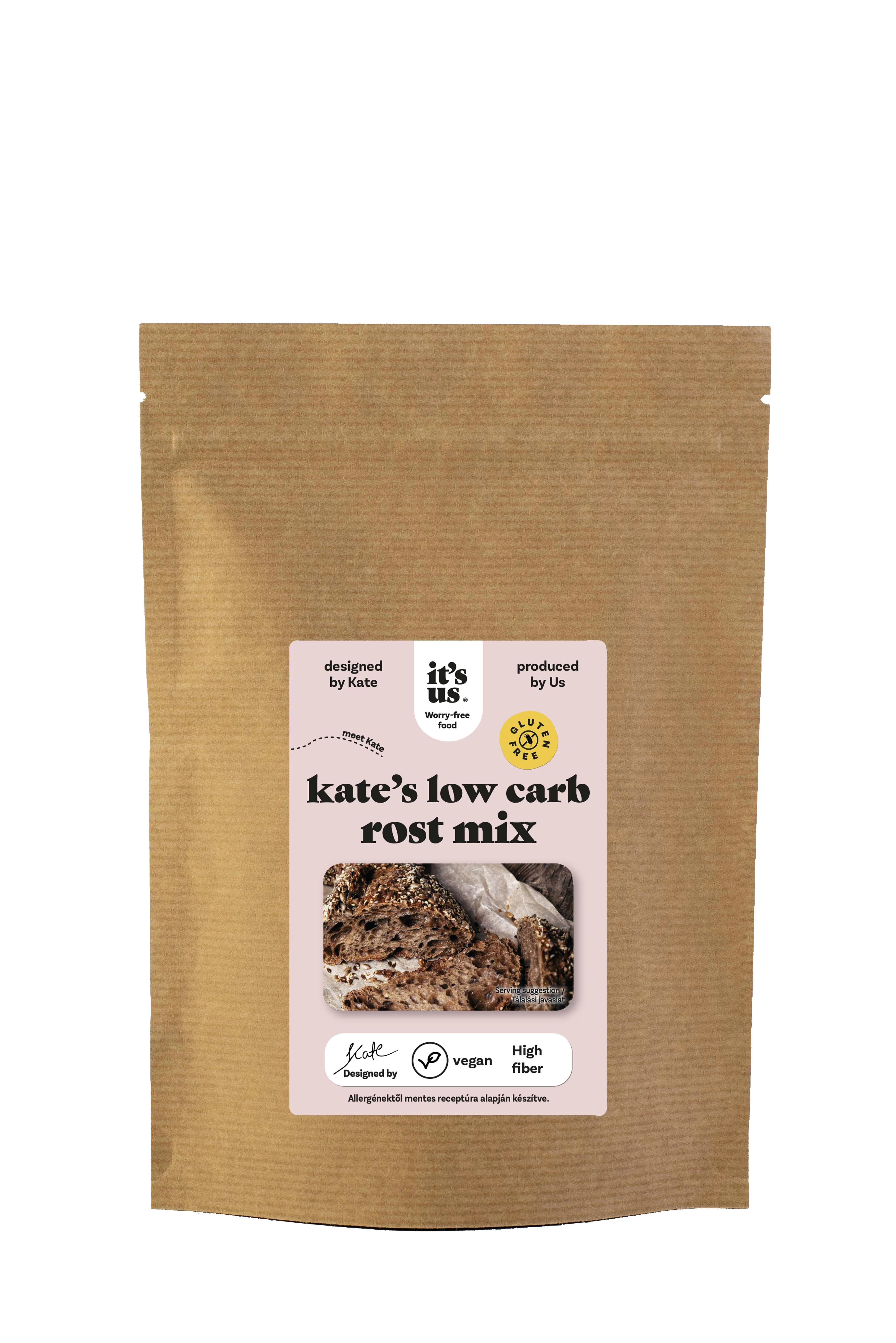 It's us KATE'S Low carb rost mix gluténmentes keverék 300 g