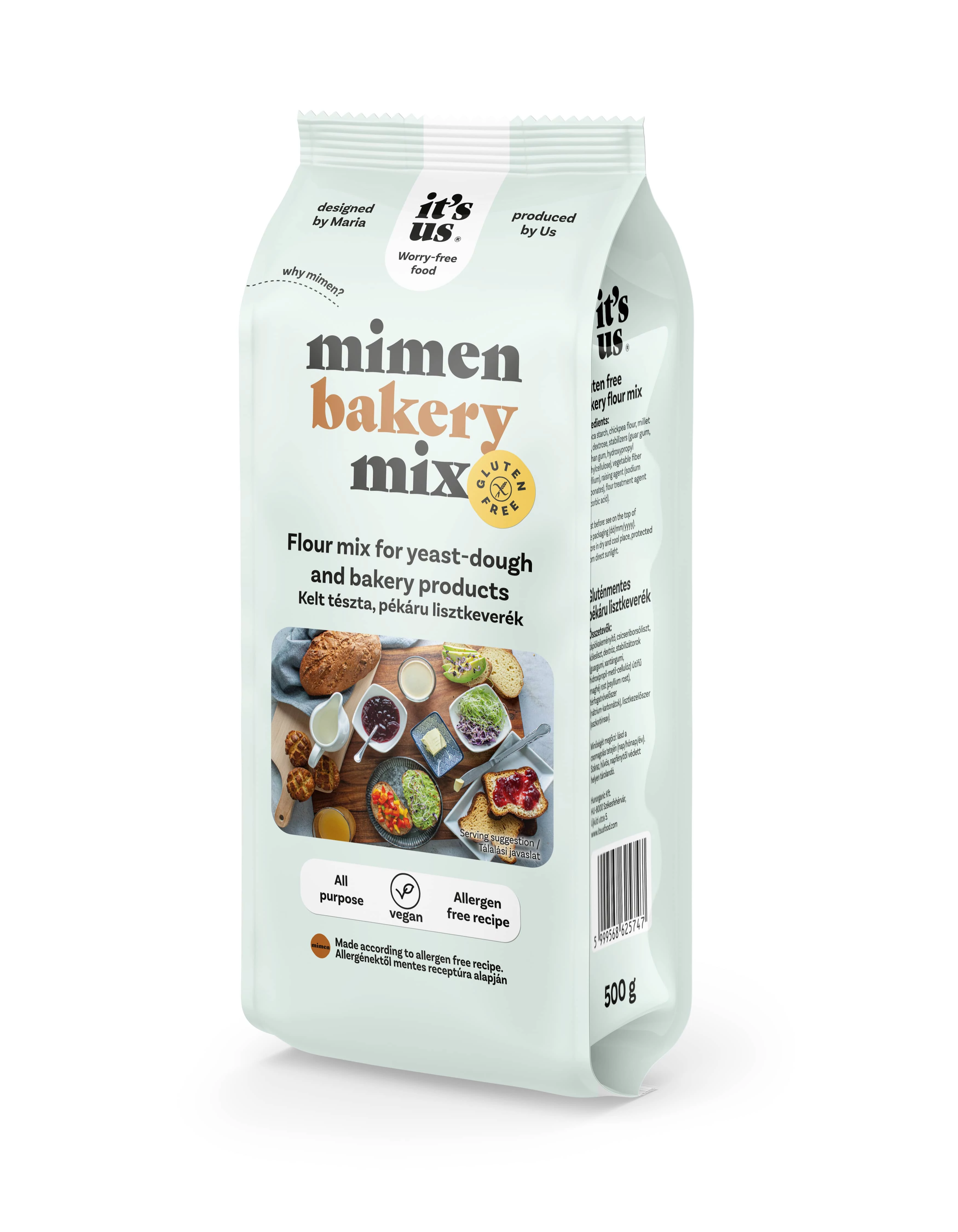 It's us MIMEN Bakery gluténmentes lisztkeverék 500 g