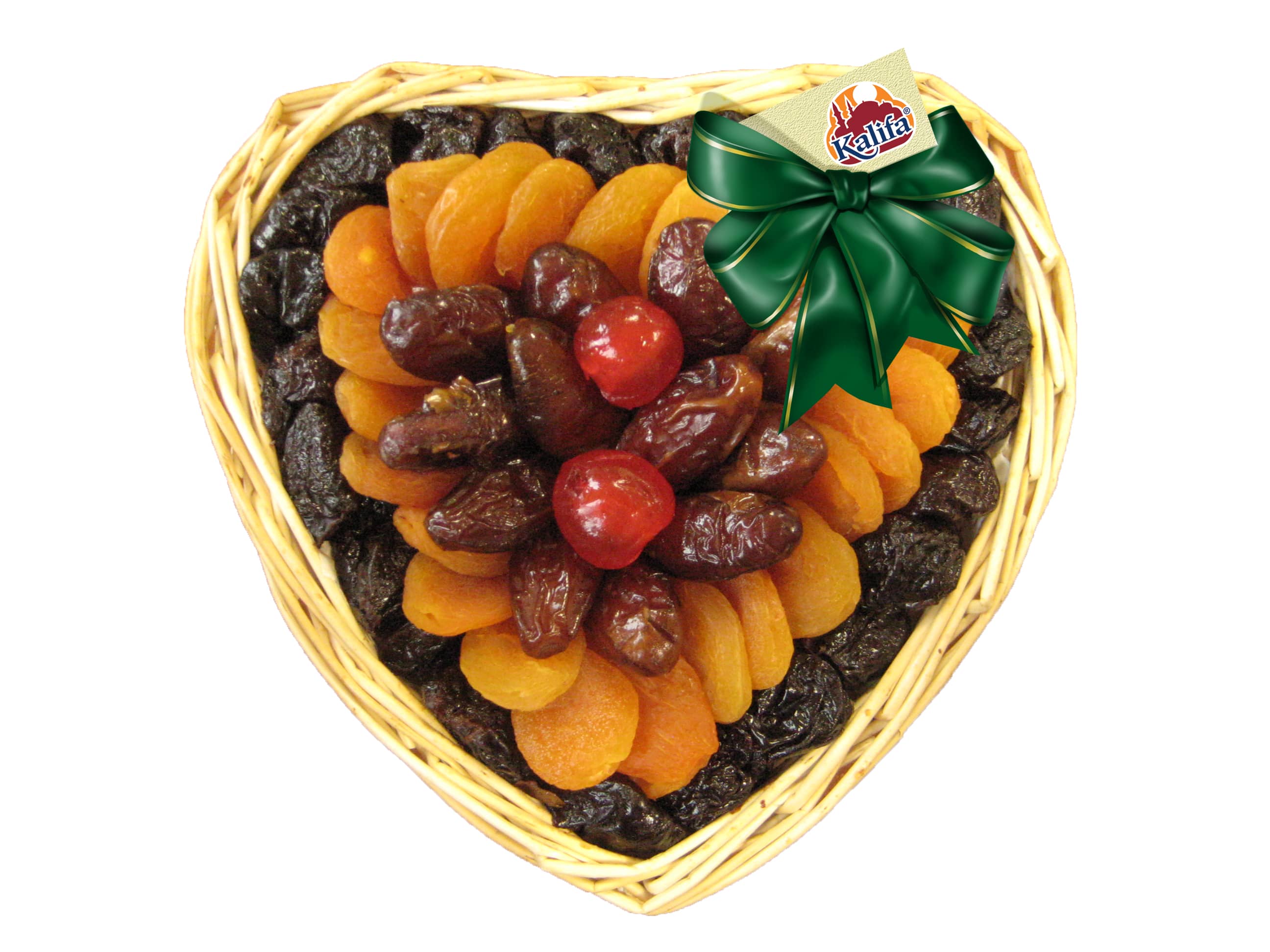 Kalifa Mini szív gyümölcskosár 360 g