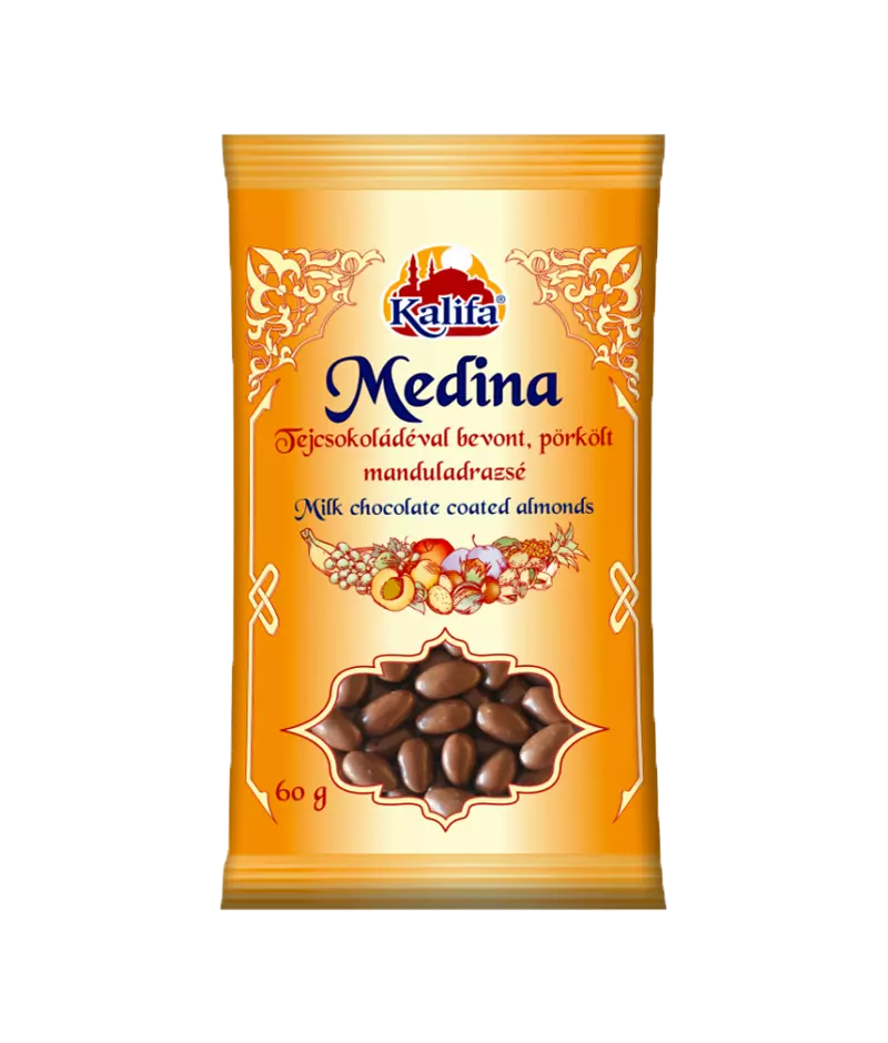 Kalifa Medina tejcsokoládés mandula 60 g
