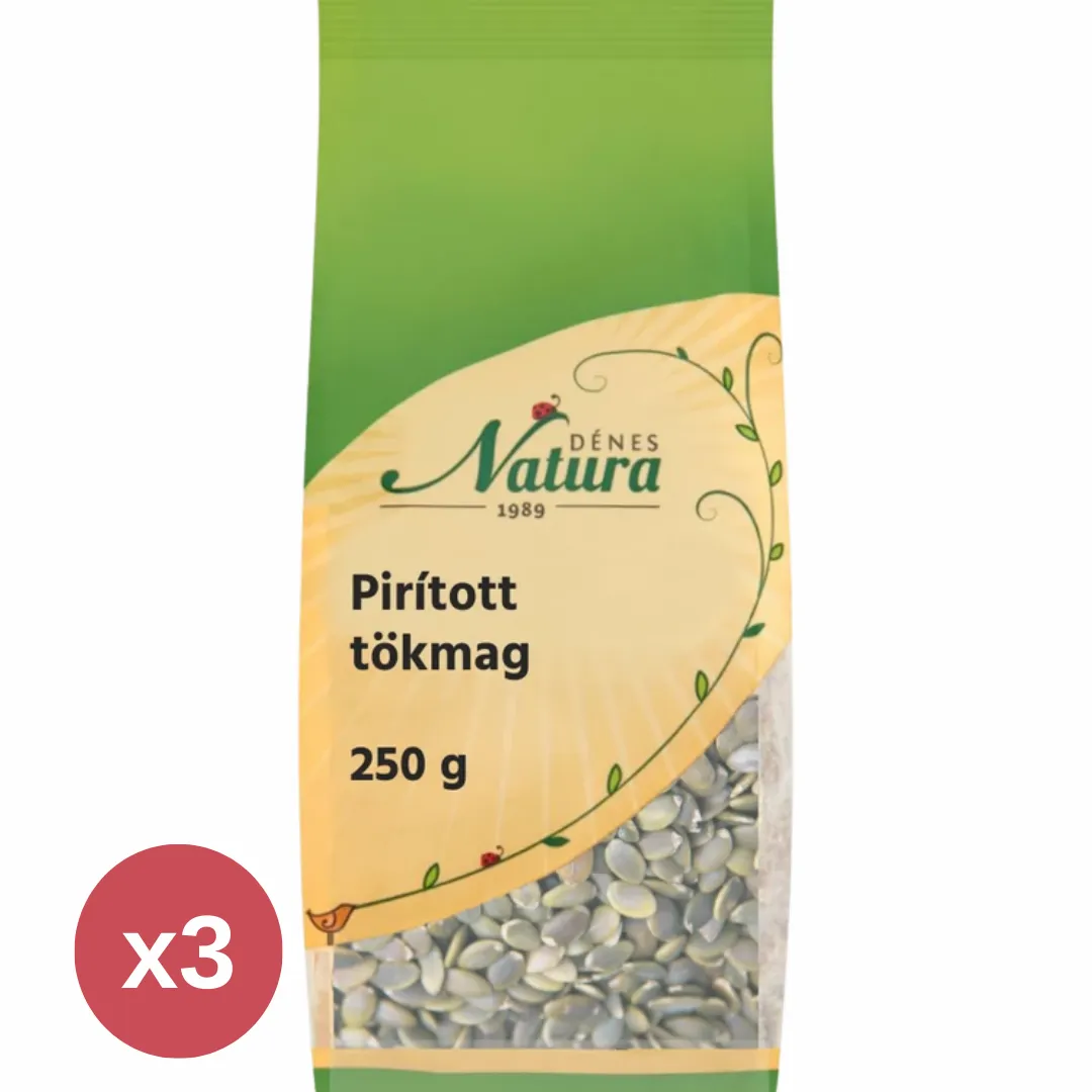Dénes Natura Pirított Tökmag 3X250 g