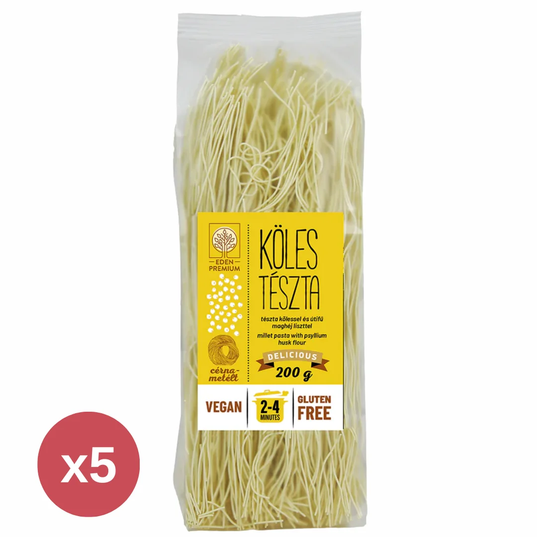 Éden Prémium kölestészta cérnametélt 5X200 g