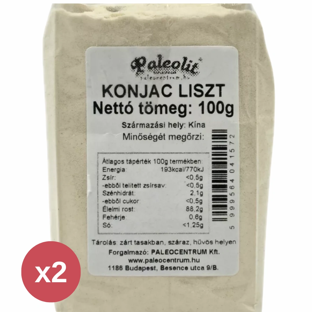 Paleolit Konjac liszt 2X100 g