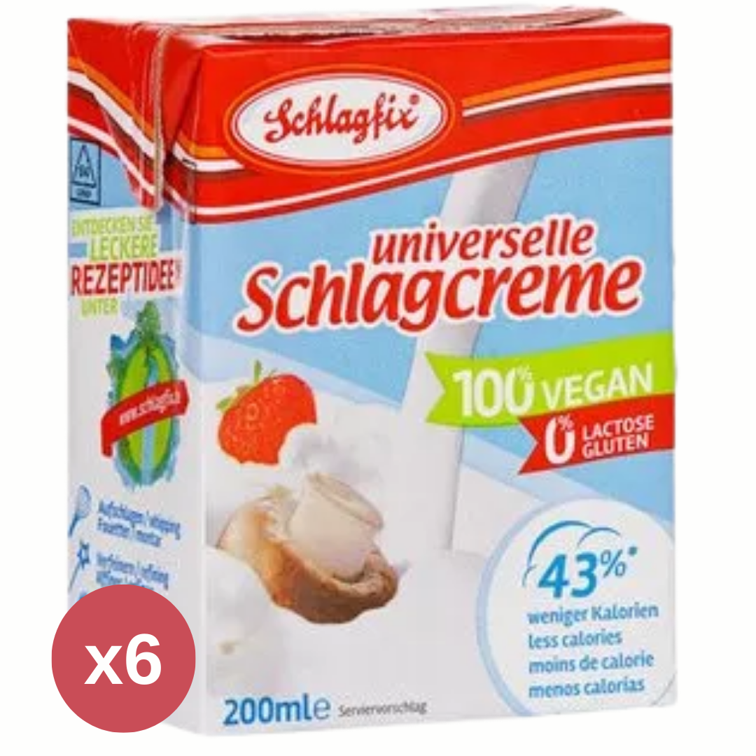 Schlagfix vegán habkrém 15% (gluténmentes) 6X200 ml