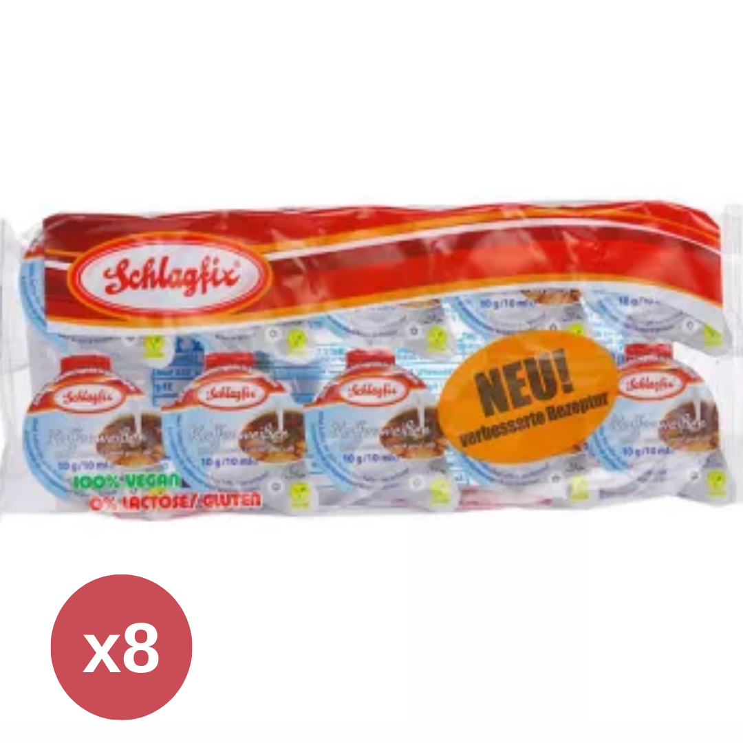 Schlagfix Vegán Kávékrém 10% (gluténmentes) 8X 10x10 g