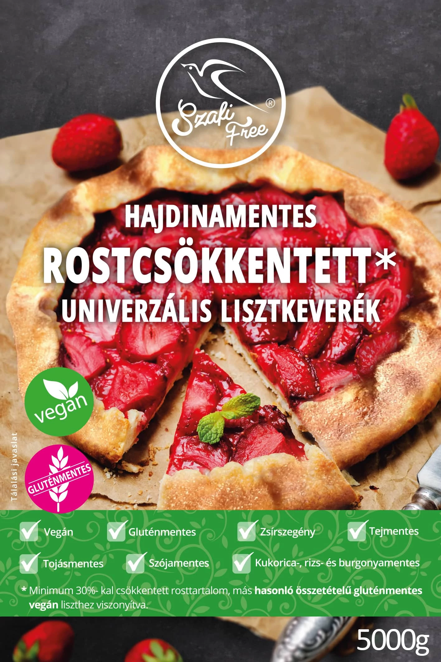 Szafi Free Hajdinamentes rostcsökkentett univerzális lisztkeverék (gluténmentes) 5000 g