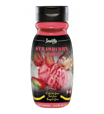ServiVita Kalóriamentes eper öntet 320 ml