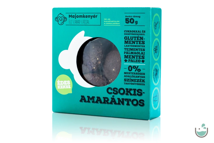 Majomkenyér csokis-amarántos paleokeksz 50/100 g