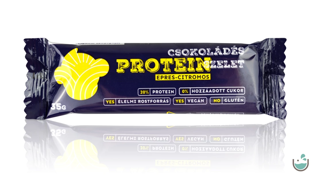 Majomkenyér epres-citromos vegán protein szelet 35 g