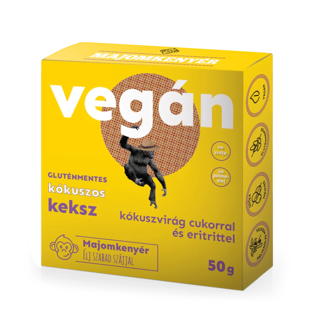 Majomkenyér Vegán kókuszos keksz 50 g