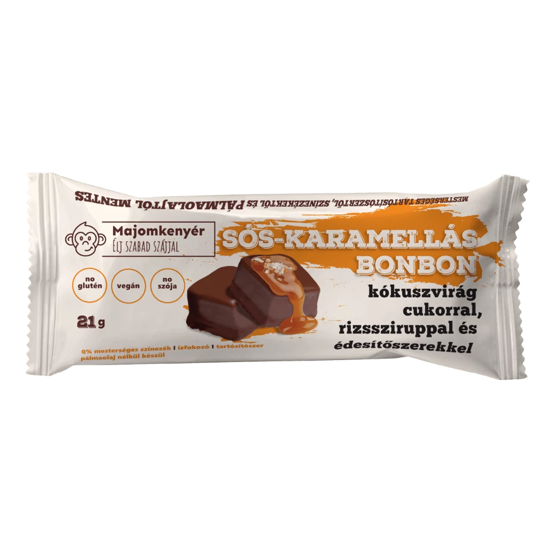 Majomkenyér sós-karamellás bonbon 21 g