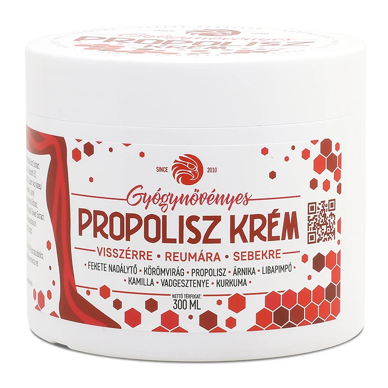 Mannavita Propolisz krém gyógynövényekkel, 300 ml