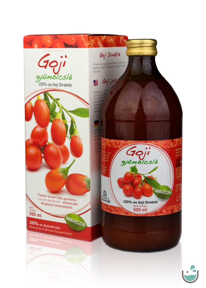 Mannavita Goji gyümölcslé 100%-os, 500 ml