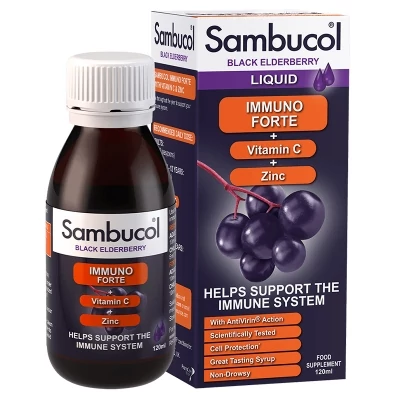 Sambucol Fekete bodza Immuno forte szirup 120 ml