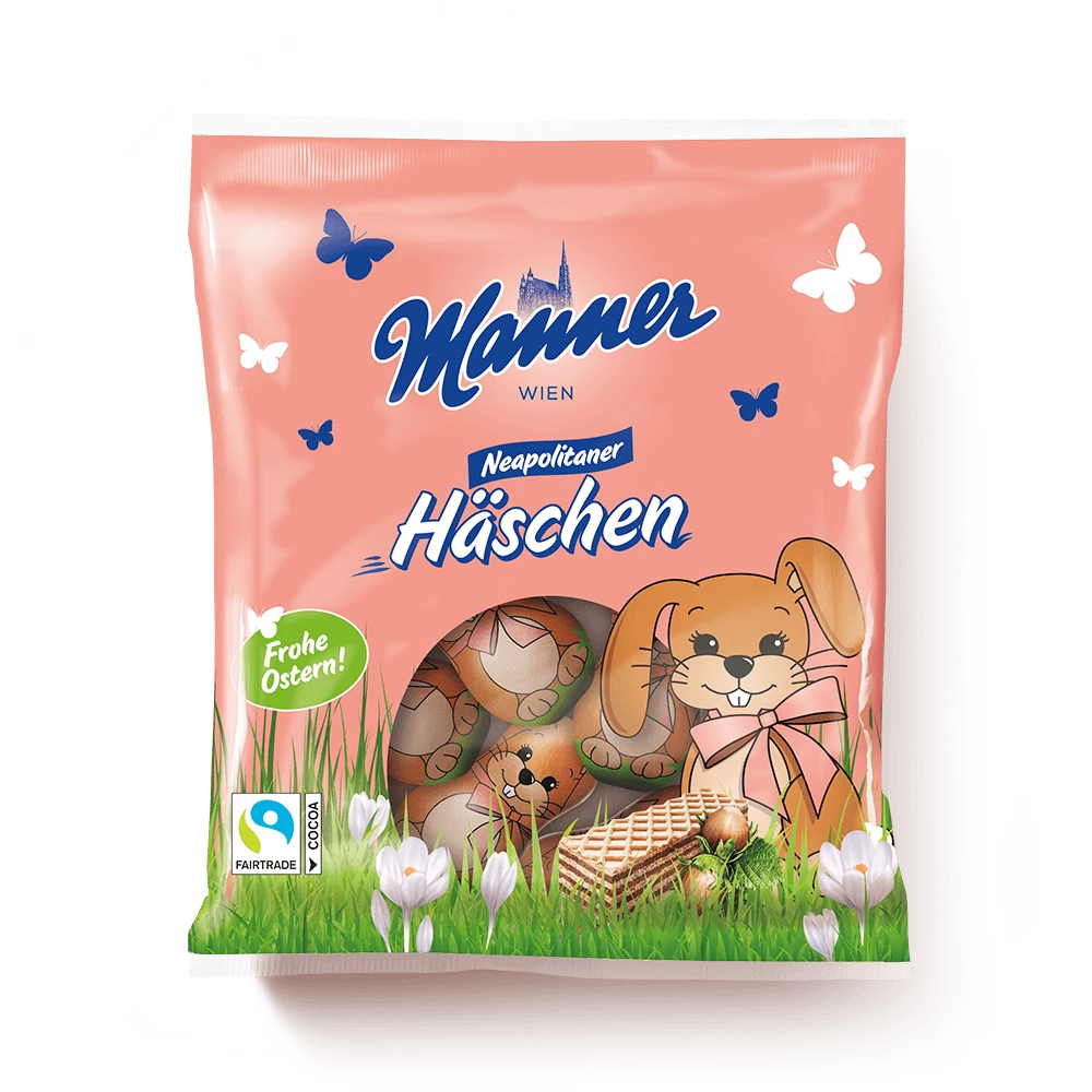 Manner Húsvéti nyuszi mogyorókrémmel töltve 75 g