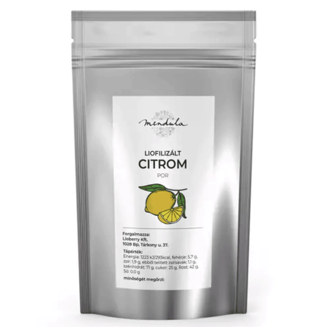 Mendula Liofilizált Citrom por - 200 g