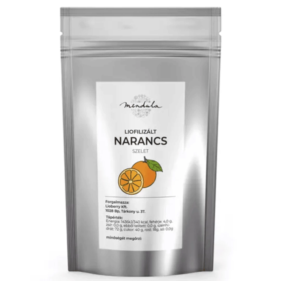 Mendula Liofilizált Narancs darabok - 1000 g