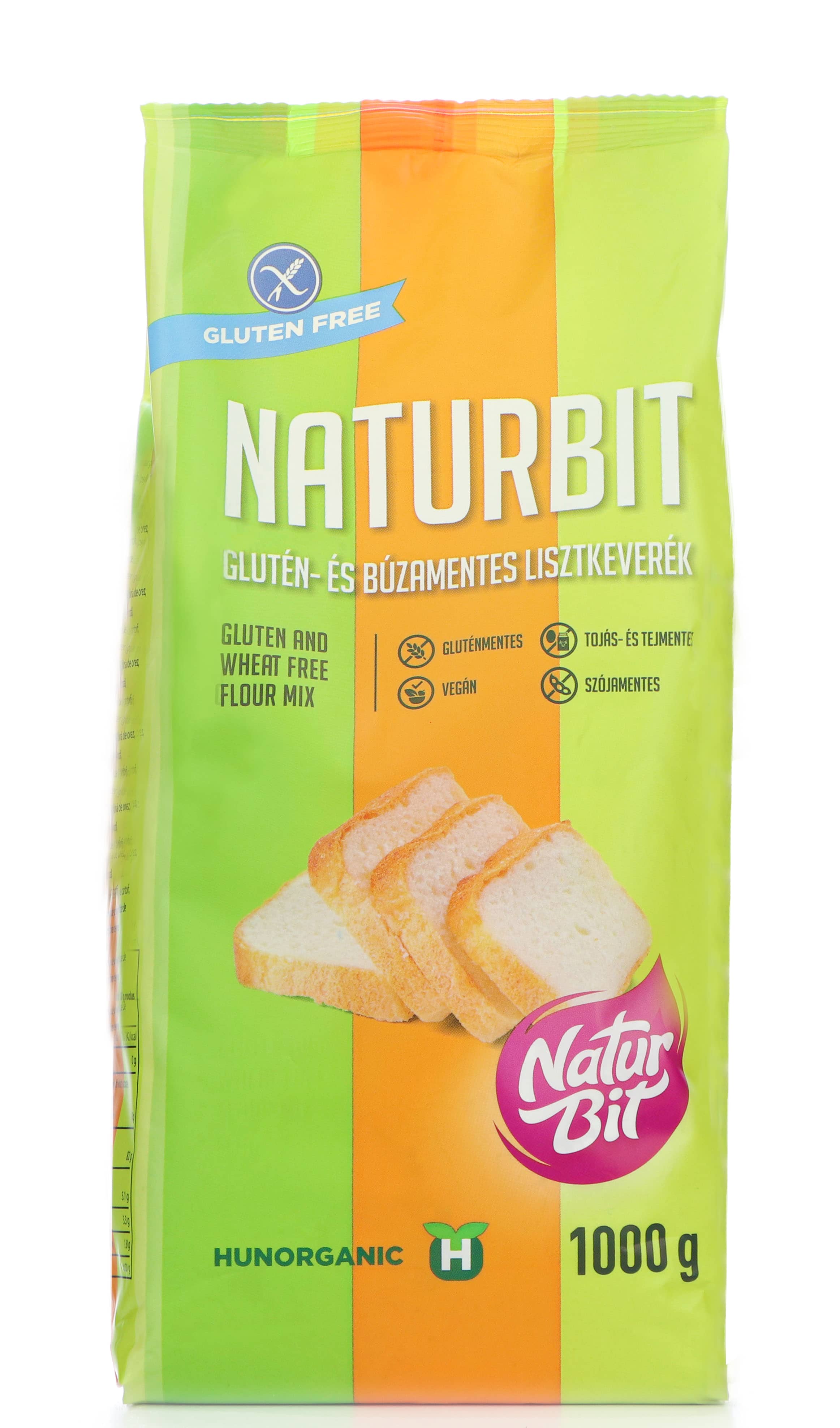 NATURBIT Glutén- és búzamentes lisztkeverék 1000 g