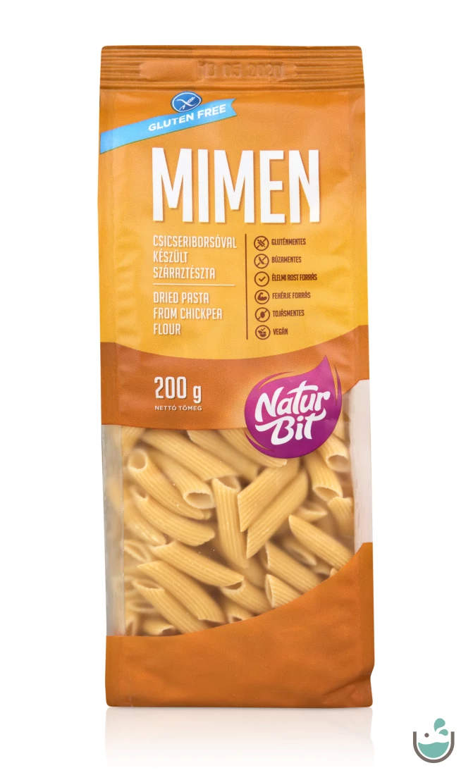 MiMen Csicseriborsó tészta penne 200 g 