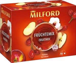Milford Vegyes gyümölcs ízű gyümölcstea keverék 40 db filter 