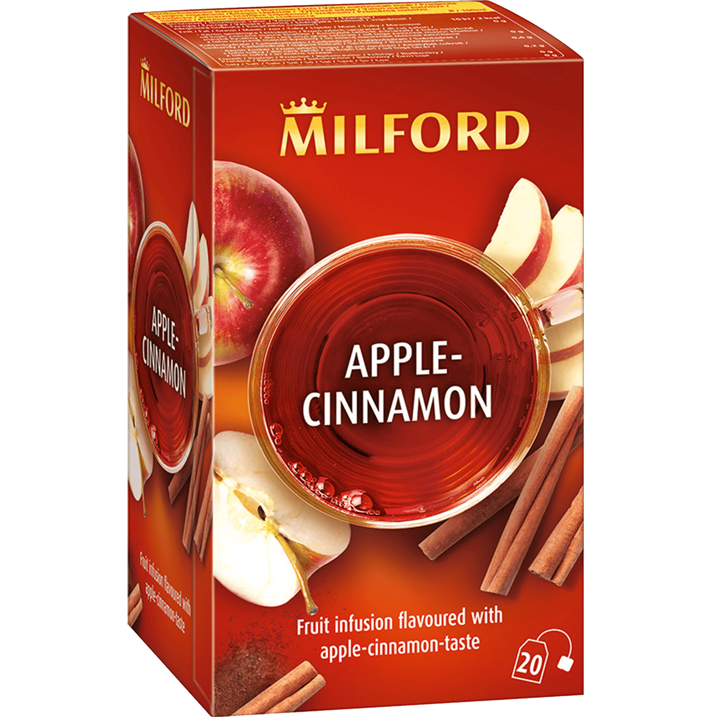 Milford Alma-fahéj ízesítésű gyümölcstea 20 db filter 